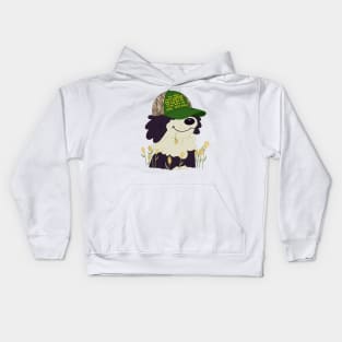 he's a farmer!! Kids Hoodie